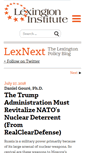 Mobile Screenshot of lexingtoninstitute.org